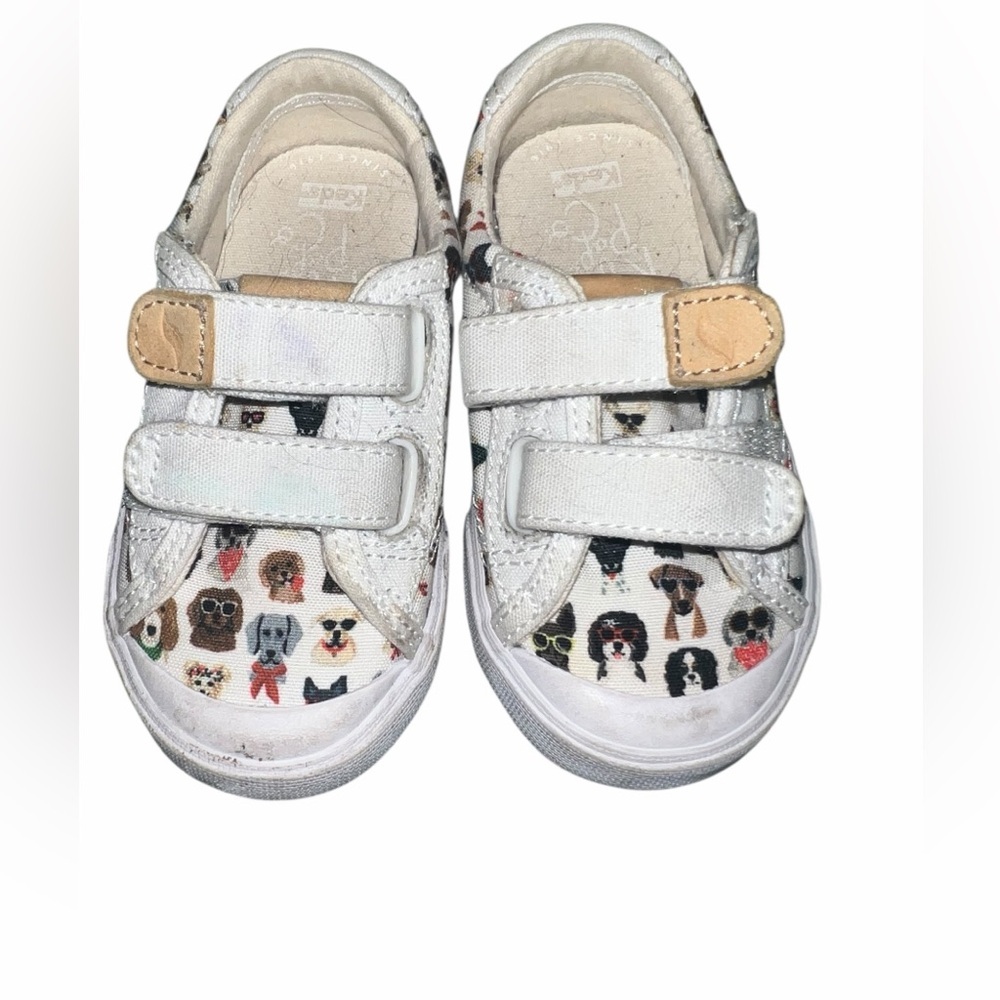 Kids' X Rifle Paper Co Crew Kids Dog Days In White Multi Size 5.5 Sneakers